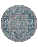 Addison Chantille Machine Washable ACN1240 8'x8' Round Area Rug