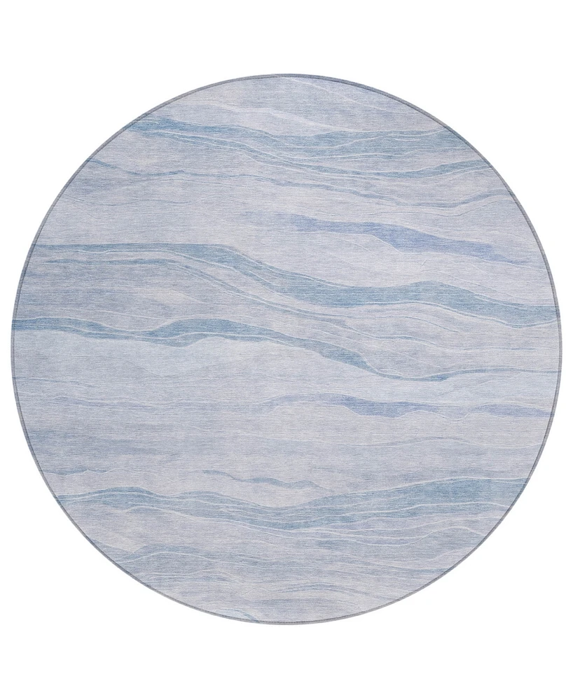 Addison Chantille Machine Washable ACN1250 8'x8' Round Area Rug
