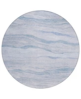 Addison Chantille Machine Washable ACN1250 8'x8' Round Area Rug