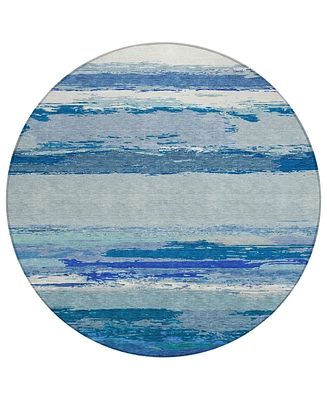 Addison Chantille Machine Washable ACN1282 8'x8' Round Area Rug
