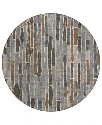 Addison Chantille Machine Washable ACN1306 8'x8' Round Area Rug