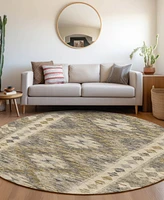 Addison Chantille Machine Washable ACN1226 8'x8' Round Area Rug