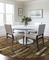 Addison Chantille Machine Washable ACN1303 8'x8' Round Area Rug