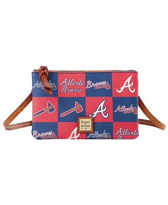 Dooney & Bourke Atlanta Braves Top Zip Crossbody Purse