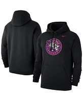 Nike Men's Black Tcu Horned Frogs Ranas Cornudas Baseball Club Fleece Pullover Hoodie
