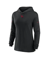 Nike Women's Black Arizona Cardinals Sideline Performance Long Sleeve Hoodie T-Shirt