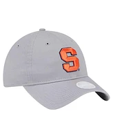 New Era Women's Gray Syracuse Orange Logo 9TWENTY Adjustable Hat