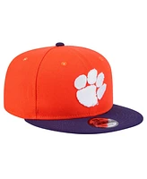 New Era Men's Orange Clemson Tigers Two-Tone 9FIFTY Snapback Hat