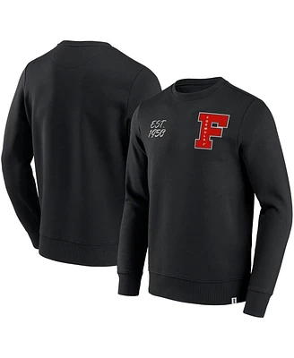 Formula 1 Men's Black Campus Icons Pullover Sweatshirt