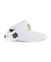 '47 Brand Men's White Notre Dame Fighting Irish Melbourne Brrr Adjustable Visor Hat
