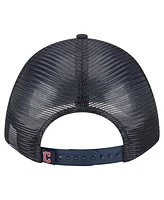 New Era Men's Navy Cleveland Guardians Minimalist 9FORTY A-Frame Adjustable Hat