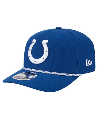 New Era Men's Royal Indianapolis Colts Gameday Multi Rope 9SEVENTY Stretch-Snap Hat