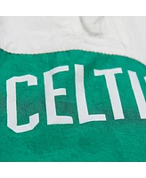 Mitchell & Ness Men's Kelly Green Boston Celtics Hardwood Classics Team Origins Anorak Quarter-Zip Windbreaker Jacket