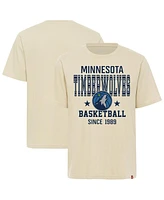 Sportiqe Men's and Women's Cream Minnesota Timberwolves Duke Premium T-Shirt