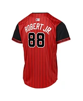 Outerstuff Big Boys and Girls Luis Robert Jr. Red/Black Chicago White Sox 2025 City Connect Limited Player Jersey