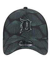 New Era Men's Black Detroit Tigers 9FORTY A-Frame Trucker Adjustable Hat