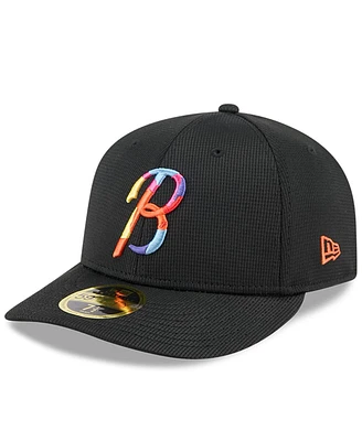 New Era Men's Black Baltimore Orioles City Connect Batting Practice Low Profile 59FIFTY Fitted Hat