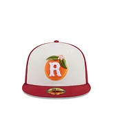 New Era Men's Cream Inland Empire 66ers Theme Nights 59FIFTY Fitted Hat