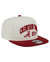 New Era Men's White Alabama Crimson Tide Collegiate 9FIFTY A-Frame Snapback Hat