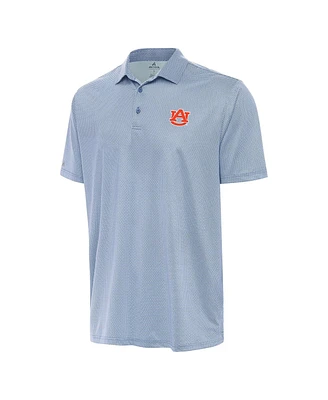 Antigua Men's Heather Aqua/White Auburn Tigers Rings Polo Shirt
