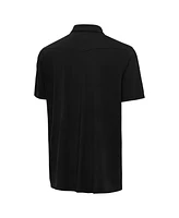 Antigua Men's Black Clemson Tigers Golfer Western Polo Shirt