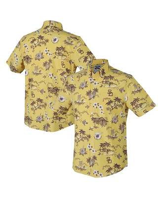 Reyn Spooner Men's Yellow San Diego Padres Kekai Button-Down Shirt