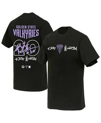 Round21 Men's and Women's Kate Martin Black Golden State Valkyries Launch Name Number T-Shirt
