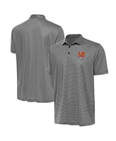Antigua Men's White/Black Philadelphia Eagles Super Bowl Lix Champions Rings Polo Shirt