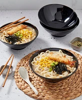 Infuse Melamine Ramen Bowls, Set of 4