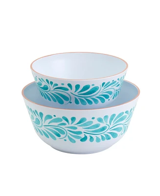 Infuse Melamine Serving Bowls, Set of 2
