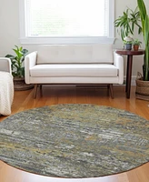 Addison Chantille Machine Washable ACN1395 8'x8' Round Area Rug