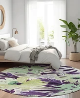 Addison Chantille Machine Washable ACN1485 8'x8' Round Area Rug