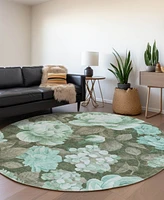 Addison Chantille Machine Washable ACN1565 8'x8' Round Area Rug