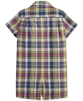 Polo Ralph Lauren Baby Boys Plaid Madras Shortalls