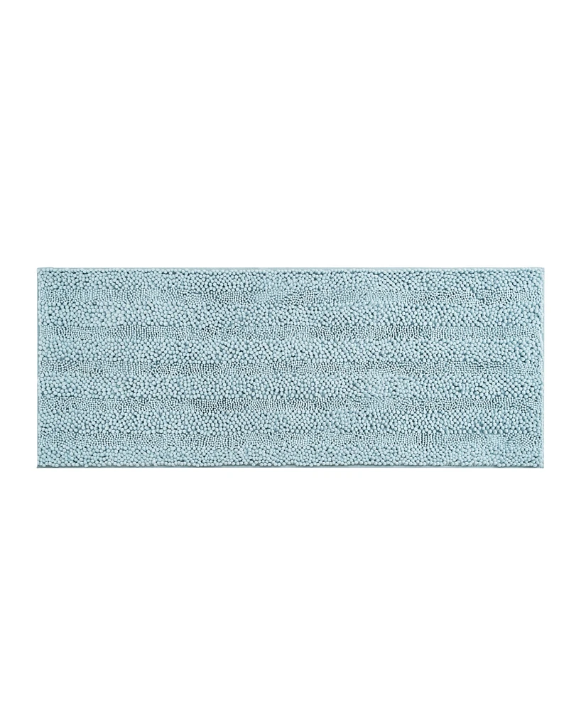 Laura Ashley Astor Chenille Bath Mat, 24" x 60"