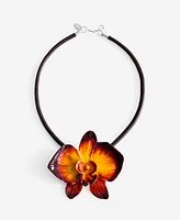 Mango Women's Flower Pendant Necklace