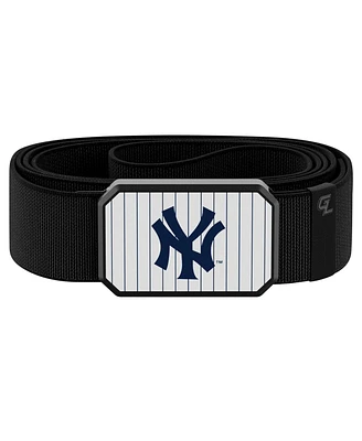 Groove Life Black New York Yankees Belt with Team Color Buckle Belt