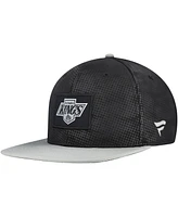 Fanatics Men's Black Los Angeles Kings Authentic Pro Rink Snapback Hat
