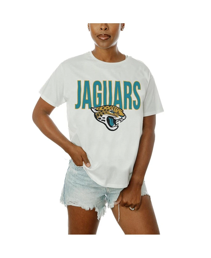 Gameday Couture Women's White Jacksonville Jaguars Keep It Up T-Shirt