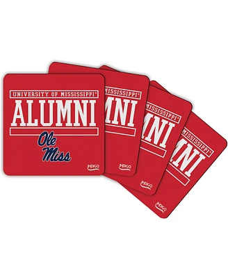 Indigo Falls Ole Miss Rebels Alumni Neoprene Coaster Set of 4