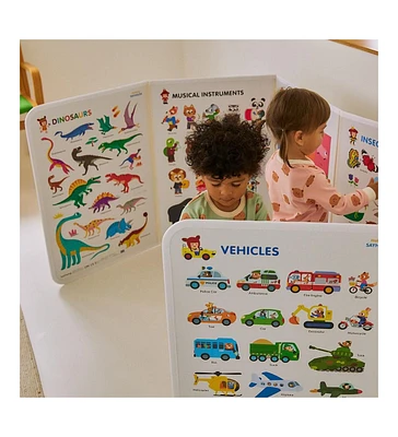 Hattung SayHouse Foldable Kids' Play & Learning Board, Interactive Magnetic Board for Toddlers & Kids