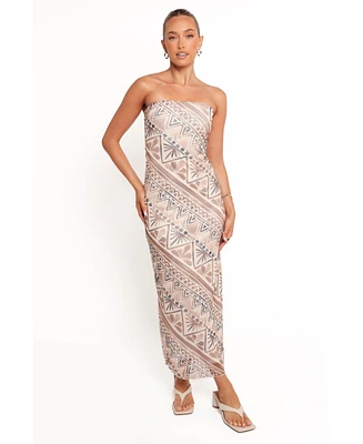 Petal and Pup Women's Saskia Strapless Midi Dress