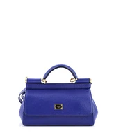 Pre-Owned Dolce & Gabbana Small East West Miss Sicily Bag Leather