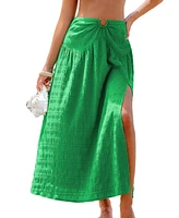 Cupshe Women's Isla Muse Green Maxi Skirt
