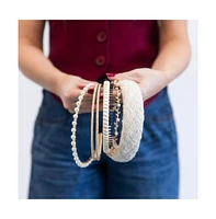 Padded Headband - White Check