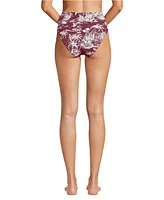 Lands' End Women's Cheeky High Waisted Bikini Bottoms