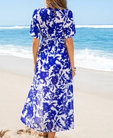 Cupshe Women's Enchanted Drape Floral Cover-Up Kimono