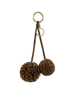 Patricia Nash Pom Key Fob