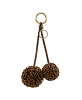 Patricia Nash Pom Key Fob
