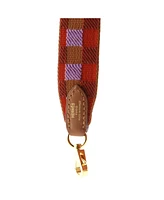Pre-Owned Hermes 25 Sangle Shoulder Strap Maxi Quadrille Canvas